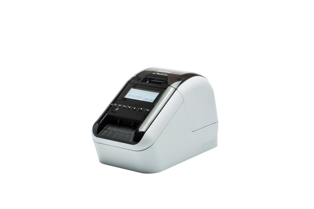 Een Labelprinter Brother DK QL-820NWB desktop 62mm wit koop je bij Hoekmankantoorartikelen.nl