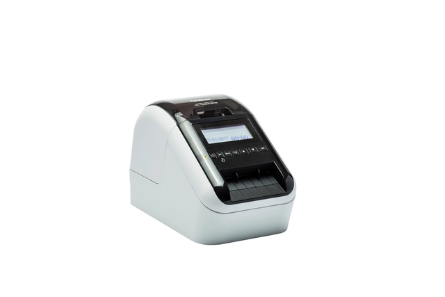 Een Labelprinter Brother DK QL-820NWB desktop 62mm wit koop je bij Hoekmankantoorartikelen.nl