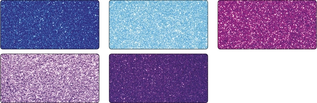 Een Glitterkarton Folia 50x70cm 300gr 5 vel ice assorti koop je bij VHK Kantoorartikelen