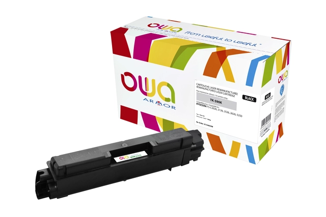 Een Toner OWA alternatief tbv Kyocera TK-590K zwart koop je bij VHK Kantoorartikelen