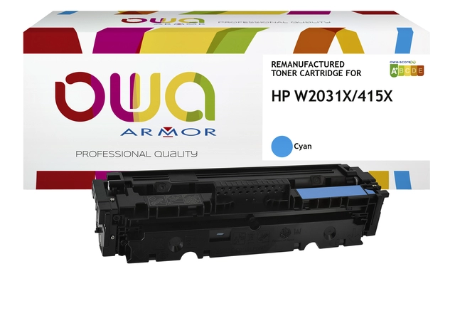 Een Tonercartridge OWA alternatief tbv HP W2031X blauw koop je bij VHK Kantoorartikelen