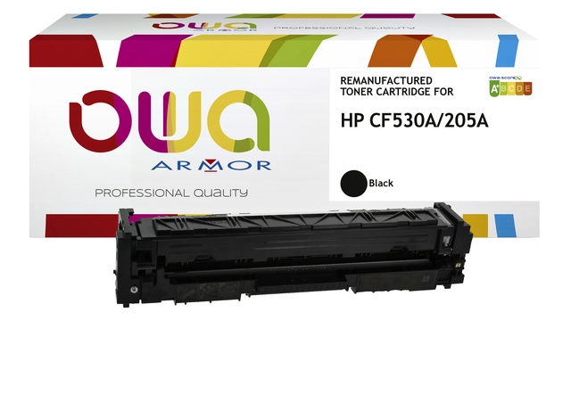 Een Tonercartridge OWA alternatief tbv HP CF530A zwart koop je bij VHK Kantoorartikelen