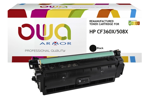 Een Tonercartridge OWA alternatief tbv HP CF360X zwart koop je bij VHK Kantoorartikelen