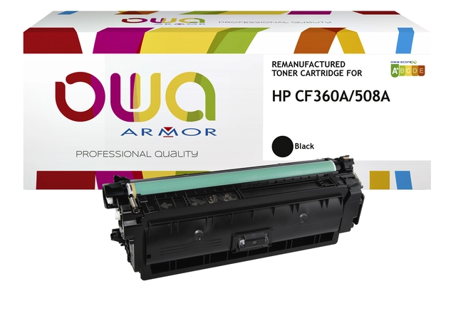 Een Tonercartridge OWA alternatief tbv HP CF360A zwart koop je bij VHK Kantoorartikelen