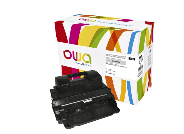 Een Tonercartridge OWA alternatief tbv HP CE390X zwart koop je bij VHK Kantoorartikelen