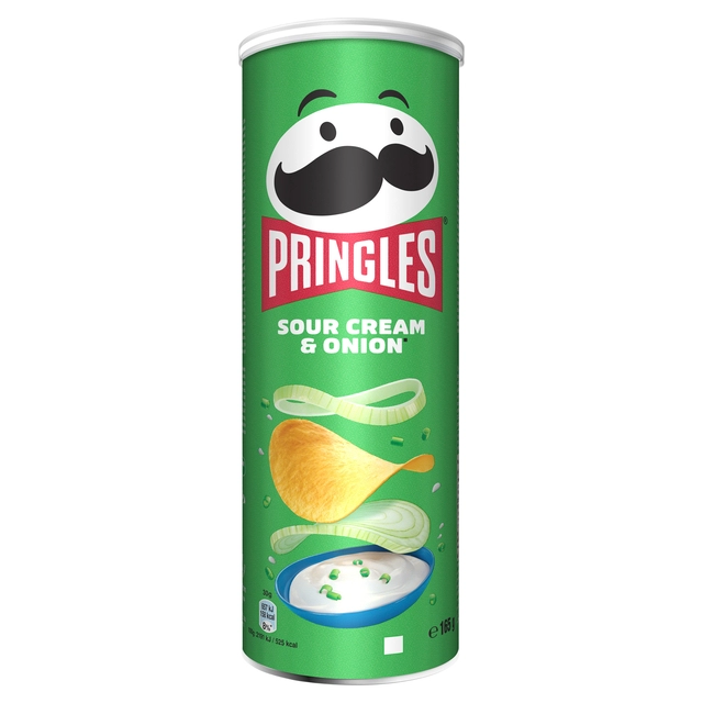 Een Chips Pringles sour cream onion 165gr koop je bij VHK Kantoorartikelen