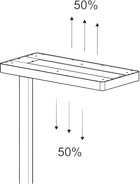 Een Werkpleklamp tafelklem MAUL Juvis LED beweging- daglichtsensor dimbaar hg 120cm wit koop je bij VHK Kantoorartikelen