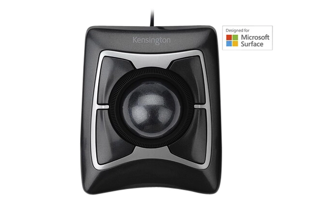 Een Muis Kensington Trackball Expert Bedraad zwart koop je bij VHK Kantoorartikelen