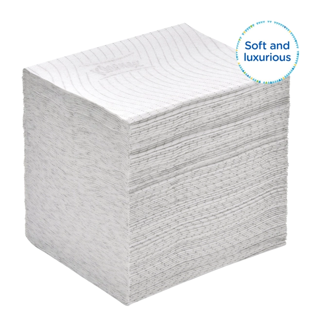 Een Toiletpapier Kleenex gevouwen tissues 2 laags 36x200stuks wit 8408 koop je bij VHK Kantoorartikelen