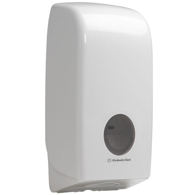 Een Toiletpapierdispenser Aquarius gevouwen tissue wit 6946 koop je bij VHK Kantoorartikelen