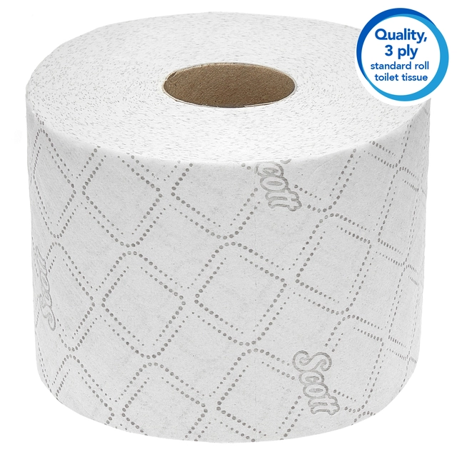 Een Toiletpapier Scott Control 3-laags 350vel wit 8518 koop je bij VHK Kantoorartikelen