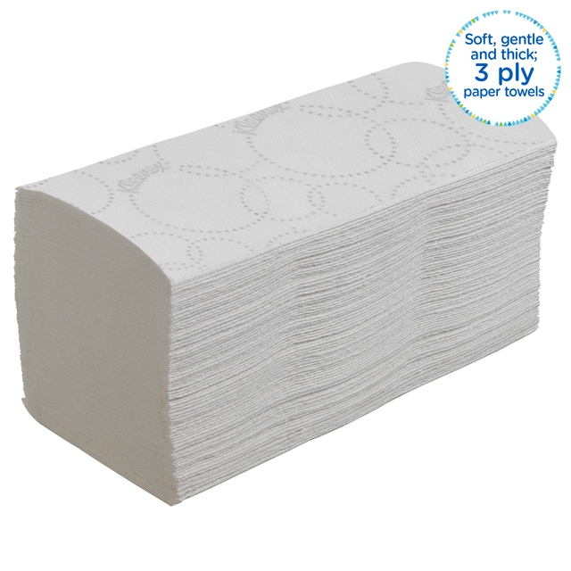 Een Handdoek Kleenex Ultra i-vouw 3-laags 21,5x31,8cm wit 15x96stuks 6710 koop je bij VHK Kantoorartikelen