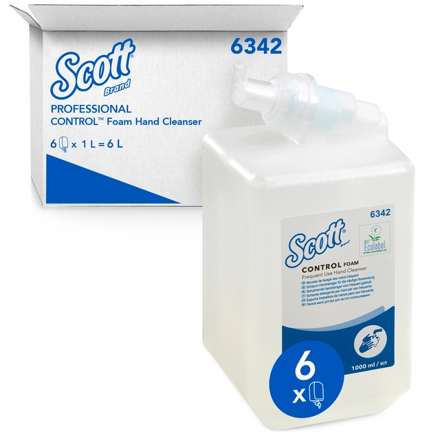 Een Handzeep Scott Control foam frequent gebruik 1000ml 6342 koop je bij Hoekmankantoorartikelen.nl