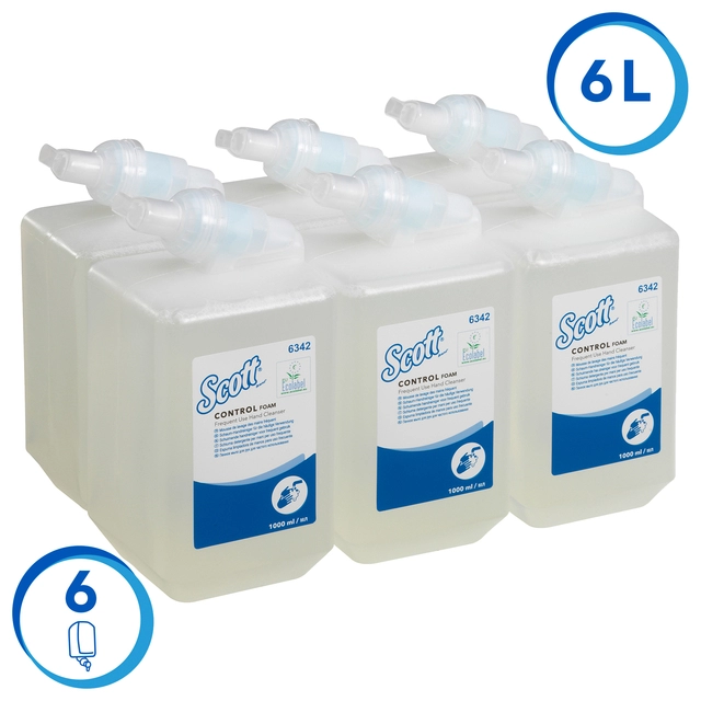 Een Handzeep Scott Control foam frequent gebruik 1000ml 6342 koop je bij Hoekmankantoorartikelen.nl