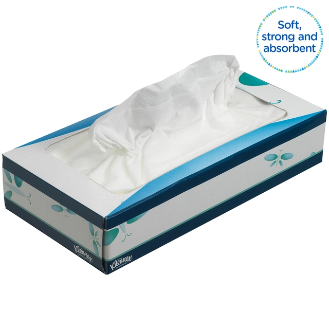 Een Facial tissues Kleenex 3-laags standaard 12x72stuks wit 8824 koop je bij VHK Kantoorartikelen