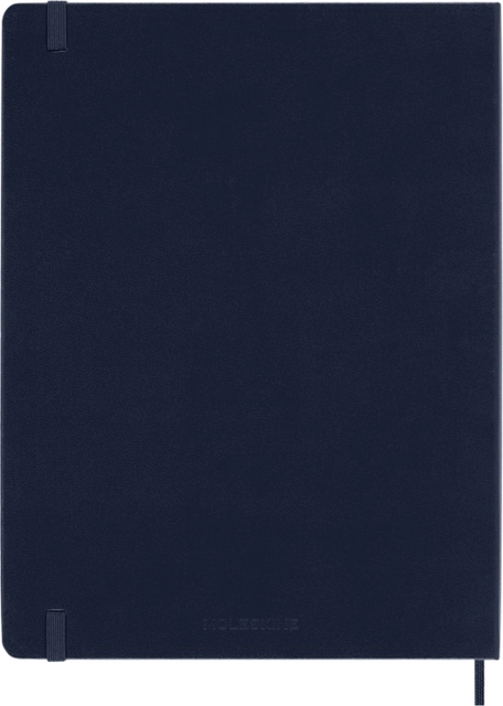 Een Notitieboek Moleskine XL 190x250mm blanco hard cover sapphire blue koop je bij VHK Kantoorartikelen