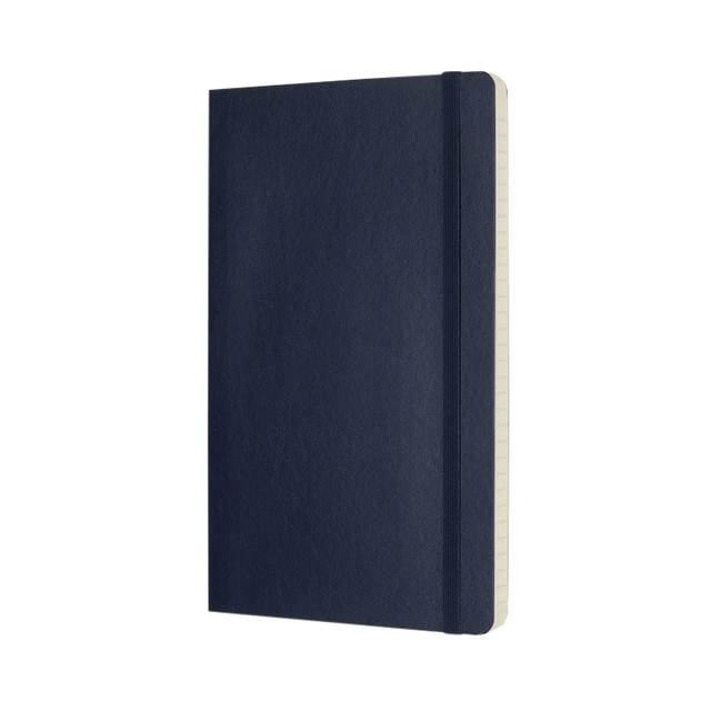 Een Notitieboek Moleskine large 130x210mm lijn soft cover sapphire blue koop je bij VHK Kantoorartikelen