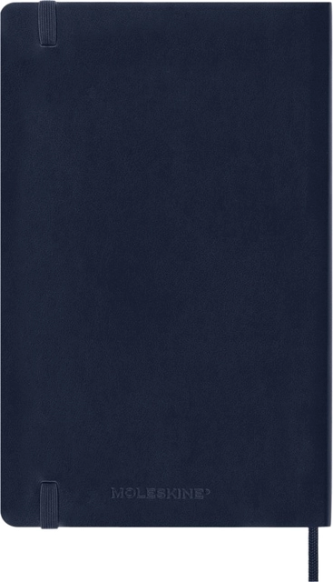 Een Notitieboek Moleskine large 130x210mm lijn soft cover sapphire blue koop je bij VHK Kantoorartikelen