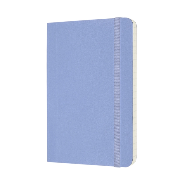 Een Notitieboek Moleskine pocket 90x140mm lijn soft cover hydrangea blue koop je bij VHK Kantoorartikelen