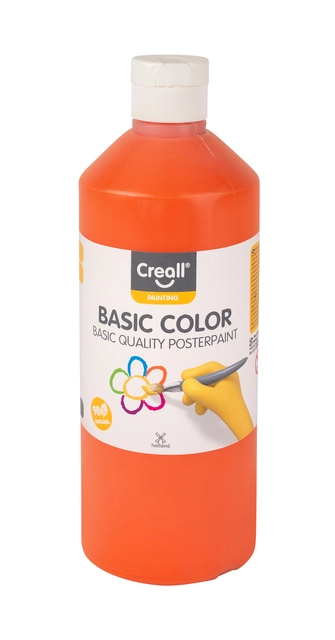 Een Plakkaatverf Creall basic oranje 500ml koop je bij VHK Kantoorartikelen