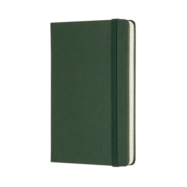 Een Notitieboek Moleskine pocket 90x140mm lijn hard cover myrtle green koop je bij VHK Kantoorartikelen