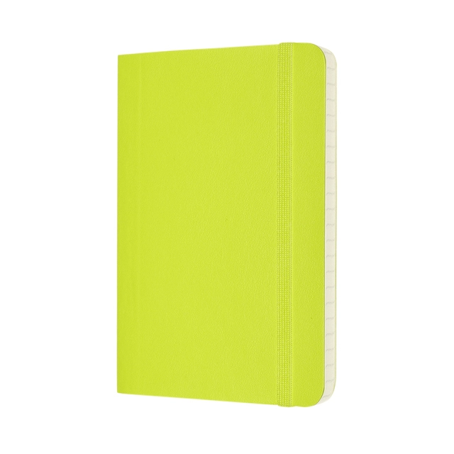 Een Notitieboek Moleskine pocket 90x140mm lijn soft cover lemon green koop je bij VHK Kantoorartikelen