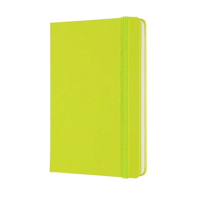 Een Notitieboek Moleskine pocket 90x140mm blanco hard cover lemon green koop je bij VHK Kantoorartikelen