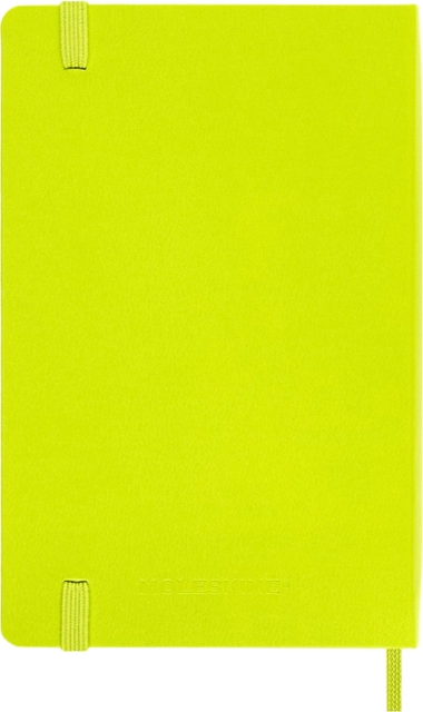 Een Notitieboek Moleskine pocket 90x140mm blanco hard cover lemon green koop je bij VHK Kantoorartikelen