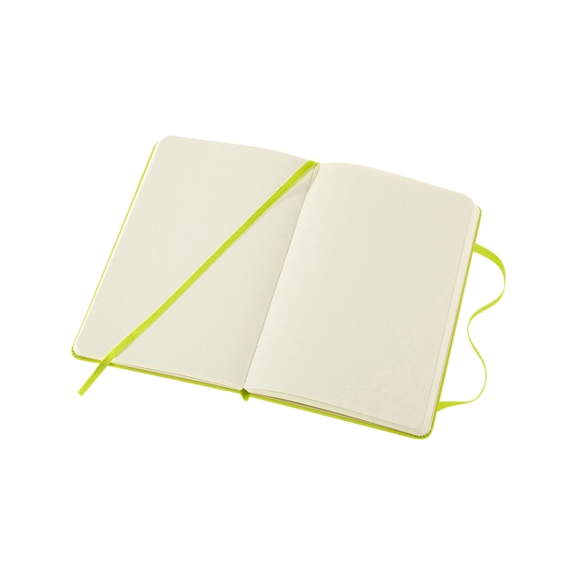 Een Notitieboek Moleskine pocket 90x140mm blanco hard cover lemon green koop je bij VHK Kantoorartikelen