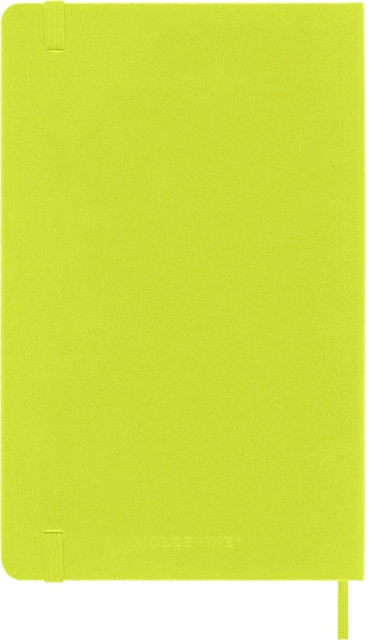 Een Notitieboek Moleskine large 130x210mm lijn hard cover lemon green koop je bij VHK Kantoorartikelen