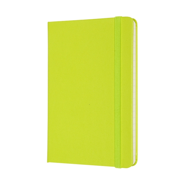 Een Notitieboek Moleskine pocket 90x140mm lijn hard cover lemon green koop je bij VHK Kantoorartikelen