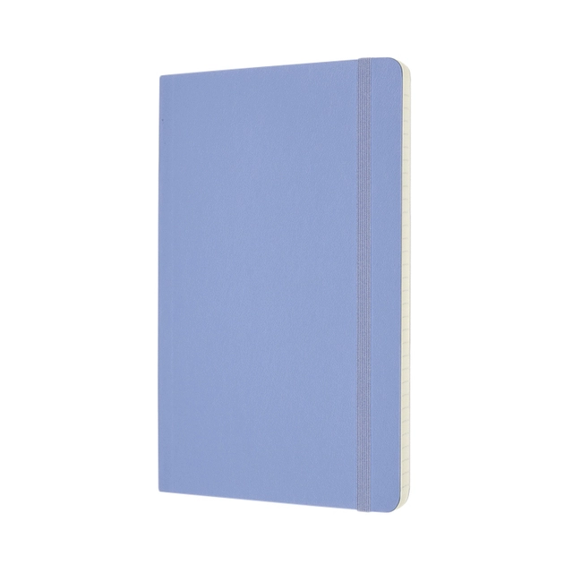 Een Notitieboek Moleskine large 130x210mm lijn soft cover hydrangea blue koop je bij VHK Kantoorartikelen