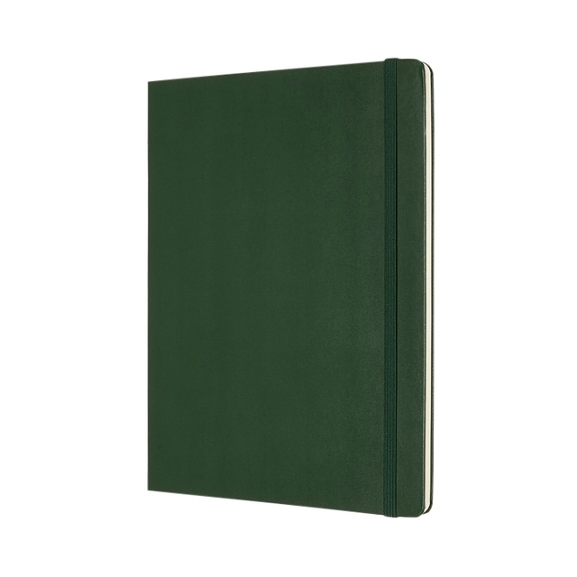 Een Notitieboek Moleskine XL 190x250mm blanco hard cover myrtle green koop je bij VHK Kantoorartikelen