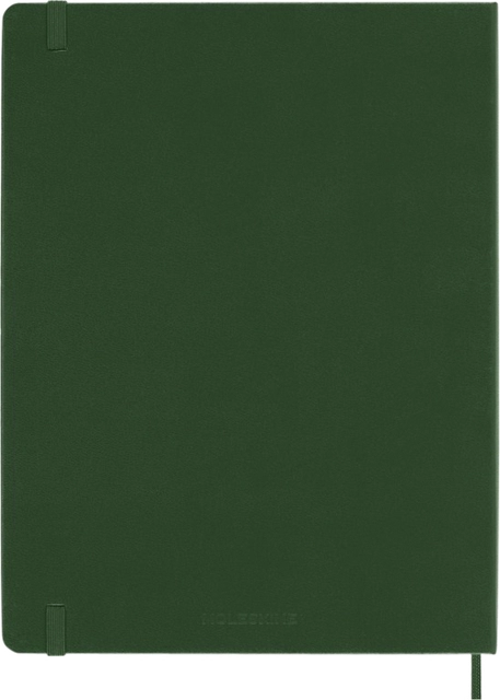 Een Notitieboek Moleskine XL 190x250mm blanco hard cover myrtle green koop je bij VHK Kantoorartikelen