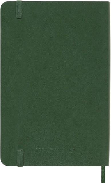 Een Notitieboek Moleskine pocket 90x140mm blanco soft cover myrtle green koop je bij VHK Kantoorartikelen