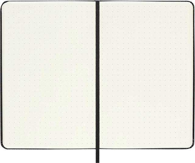 Een Notitieboek Moleskine pocket 90x140mm dots hard cover zwart koop je bij VHK Kantoorartikelen