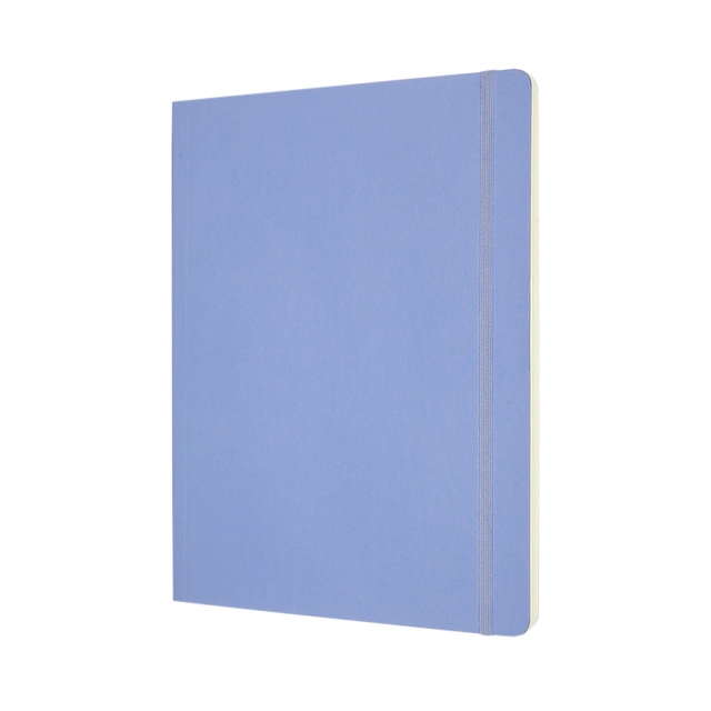 Een Notitieboek Moleskine XL 190x250mm blanco soft cover hydrangea blue koop je bij VHK Kantoorartikelen