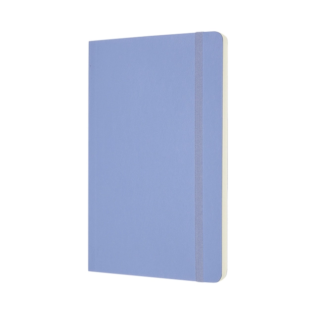 Een Notitieboek Moleskine large 130x210mm blanco soft cover hydrangea blue koop je bij VHK Kantoorartikelen