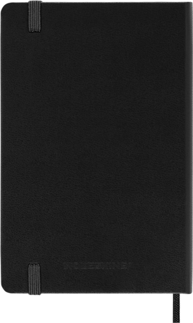 Een Notitieboek Moleskine pocket 90x140mm ruit 5x5mm hard cover zwart koop je bij VHK Kantoorartikelen