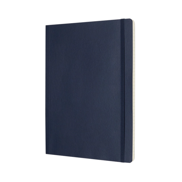 Een Notitieboek Moleskine XL 190x250mm lijn soft cover sapphire blue koop je bij Hoekmankantoorartikelen.nl