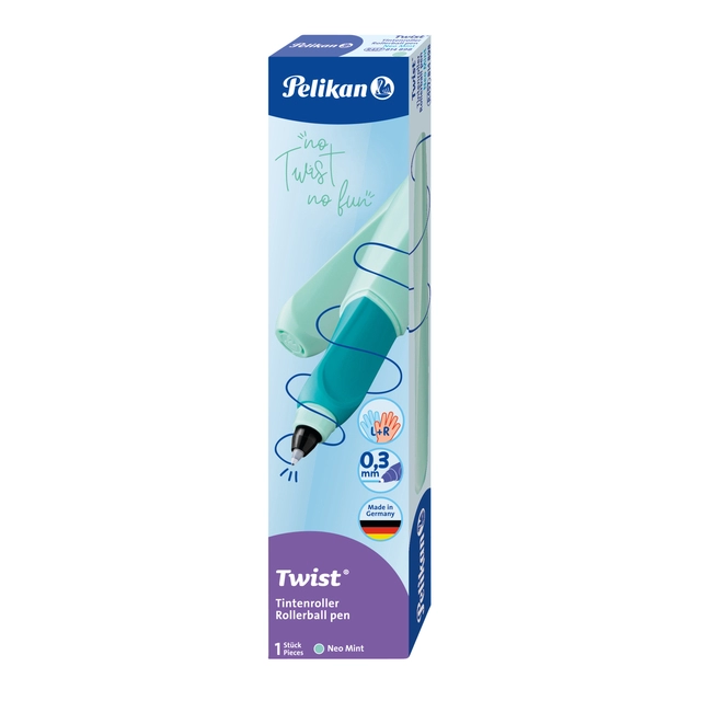 Een Rollerpen Pelikan Twist 0,3mm Neo Mint koop je bij VHK Kantoorartikelen