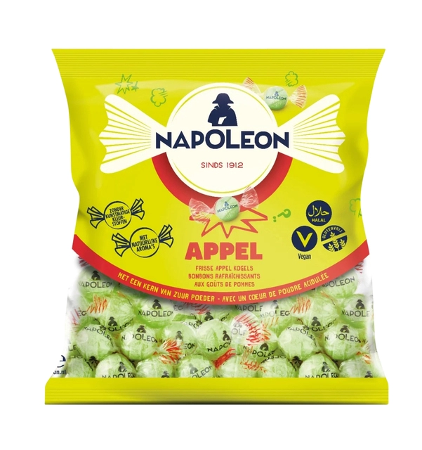 Een Snoep Napoleon appel zak 1kg koop je bij VHK Kantoorartikelen