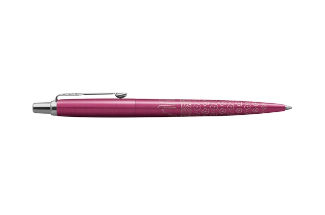 Een Balpen Parker Jotter special edition Tokyo pink CT medium koop je bij VHK Kantoorartikelen