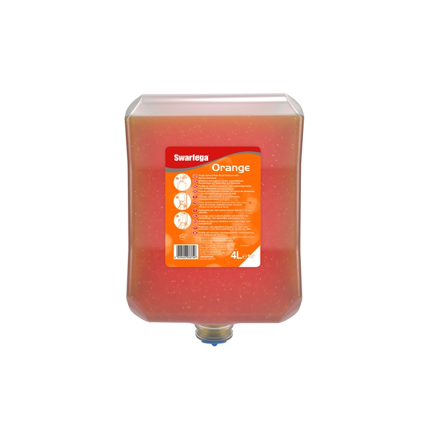 Een Handreiniger SCJ Swarfega Orange 4 liter koop je bij Hoekmankantoorartikelen.nl