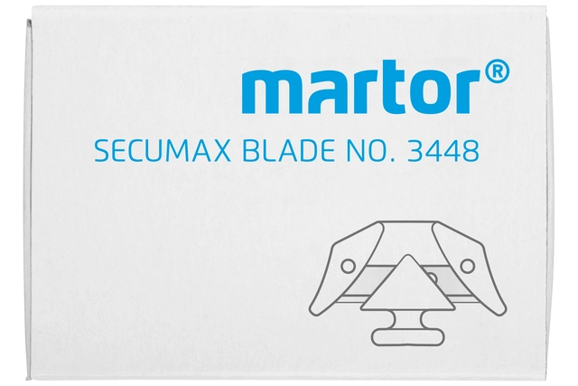 Een Reservemes Martor Secumax nr. 3448 10 stuks koop je bij Hoekmankantoorartikelen.nl