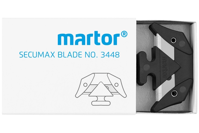 Een Reservemes Martor Secumax nr. 3448 10 stuks koop je bij Hoekmankantoorartikelen.nl