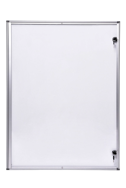 Een Binnenvitrine wand MAULextraslim whiteboard 9xA4 met slot koop je bij VHK Kantoorartikelen