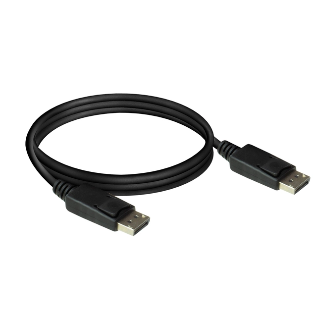 Een Kabel ACT DisplayPort 2 meter zwart koop je bij VHK Kantoorartikelen