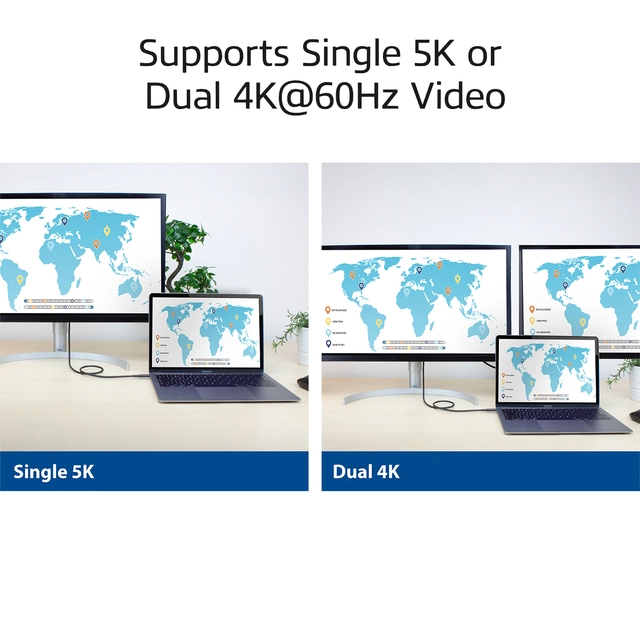 Een Kabel ACT USB-C USB 4 20Gbps Thunderbolt3 1 meter koop je bij VHK Kantoorartikelen