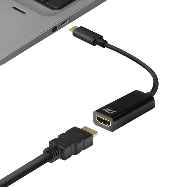 Een Adapter ACT USB-C naar HDMI 30Hz koop je bij VHK Kantoorartikelen